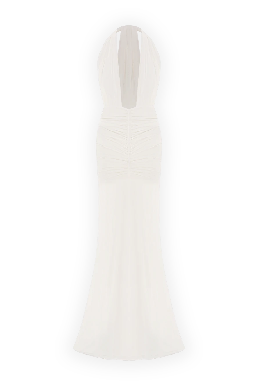 Khela white forbidden fruit mesh maxi dress 189693 - photo 1