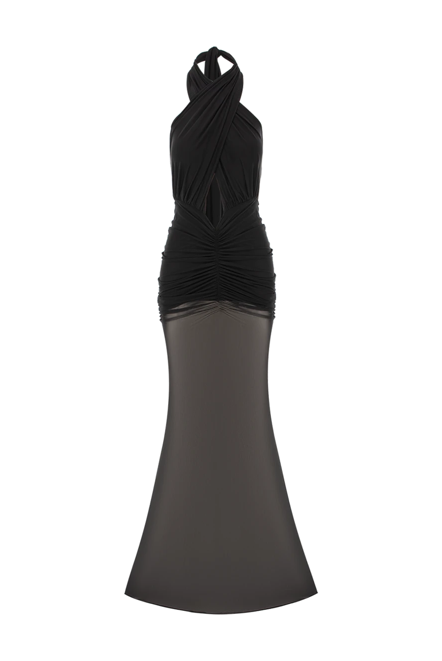 Khela тыйым салынған қара торлы макси көйлек 189694 - фото 1