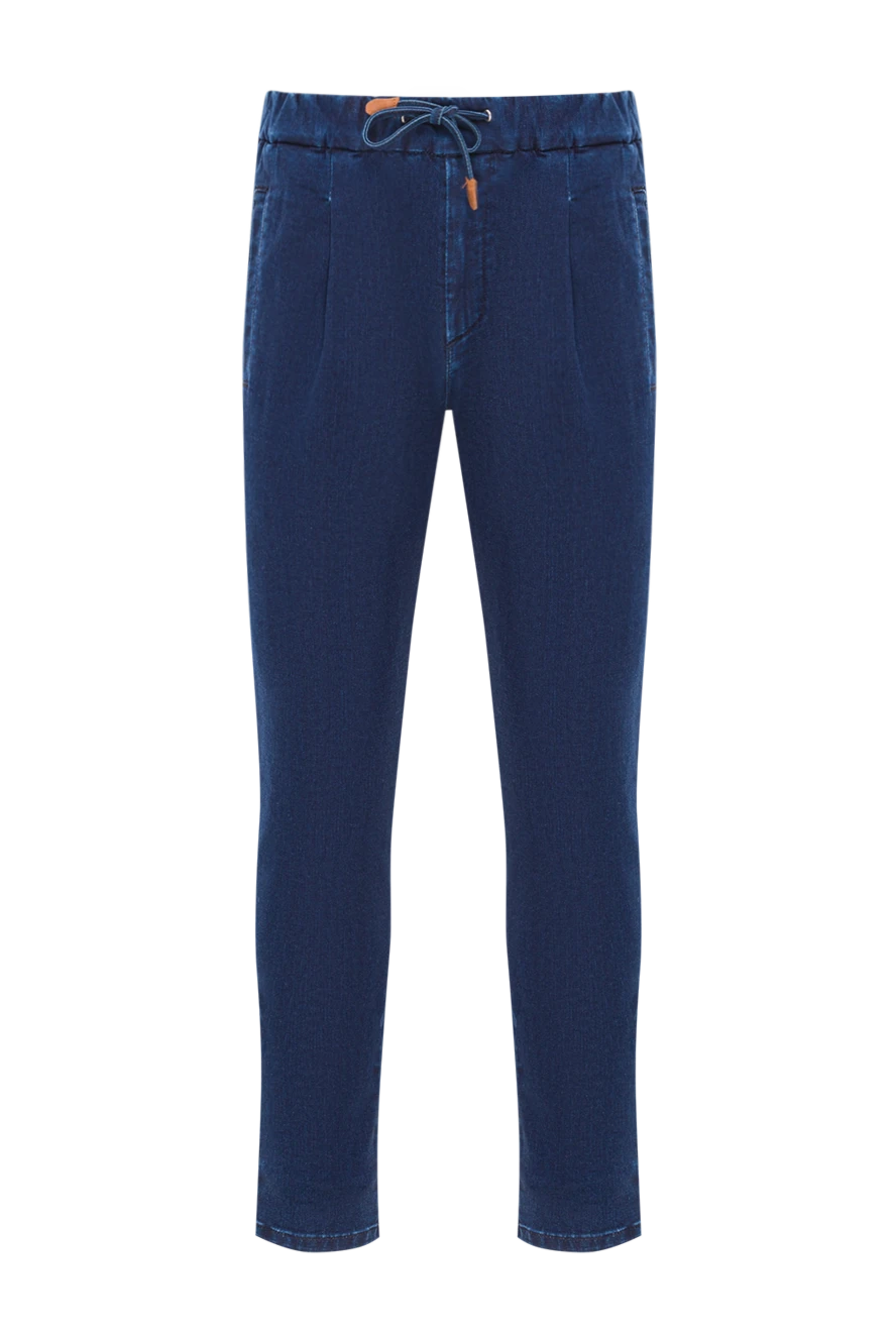 Scissor Scriptor артқы жағындағы сәндік қалталары бар ыңғайлы джинсы шалбар 189705 - фото 1