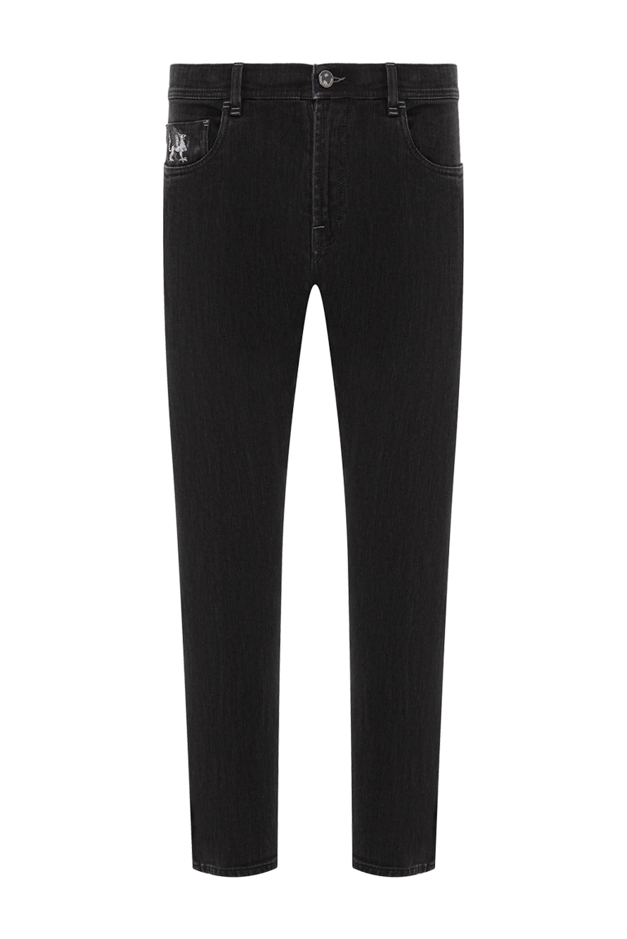 Scissor Scriptor джинсы глубокого черного цвета с декоративной вставкой на кармане 189710 - фото 1