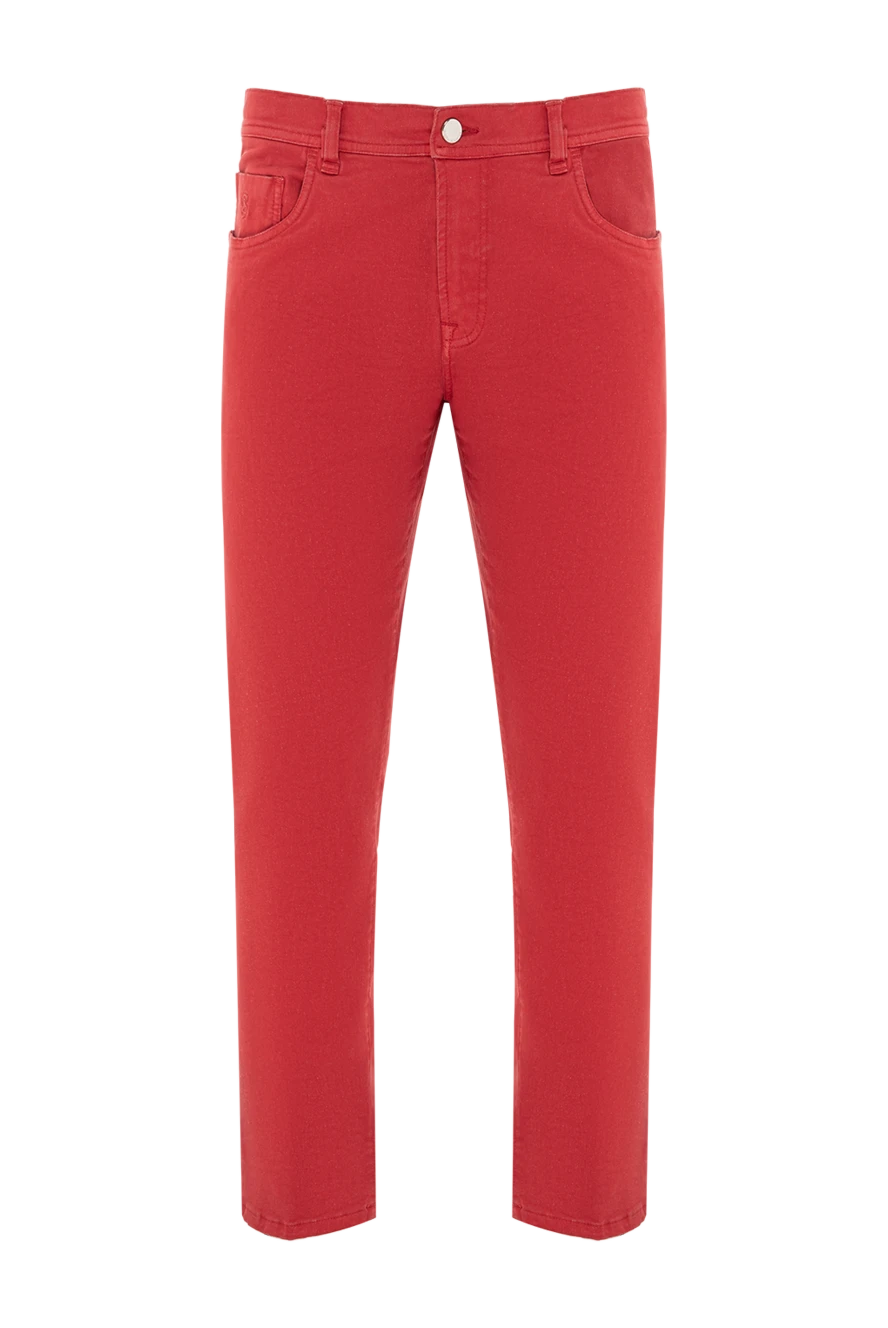 Scissor Scriptor rich scarlet jeans made from thick stretch denim 189719 - photo 1
