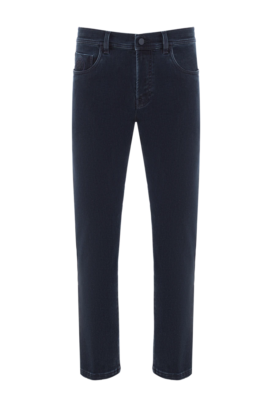 Scissor Scriptor джинсы тёмно-синего цвета с брендированной вышивкой на заднем кармане 189720 - фото 1