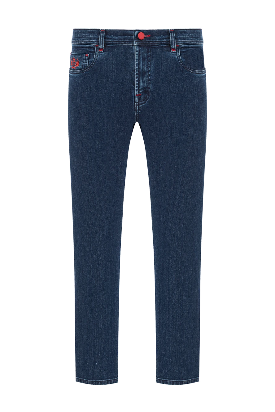 Scissor Scriptor қарама-қарсы қызыл фитингтері бар көк джинсы
189729 - фото 1