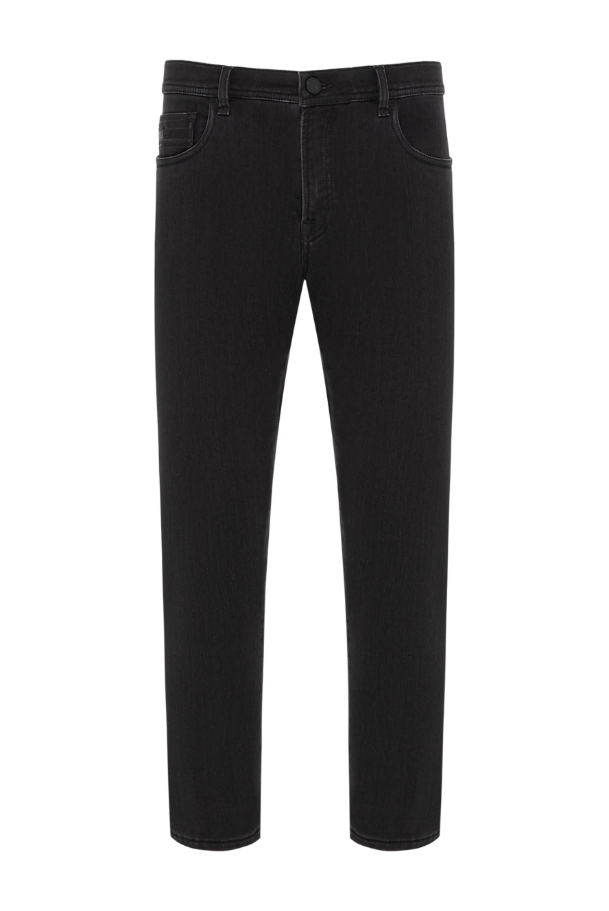 Scissor Scriptor чёрные однотонные джинсы с аккуратными швами и чистым силуэтом 189730 - фото 1