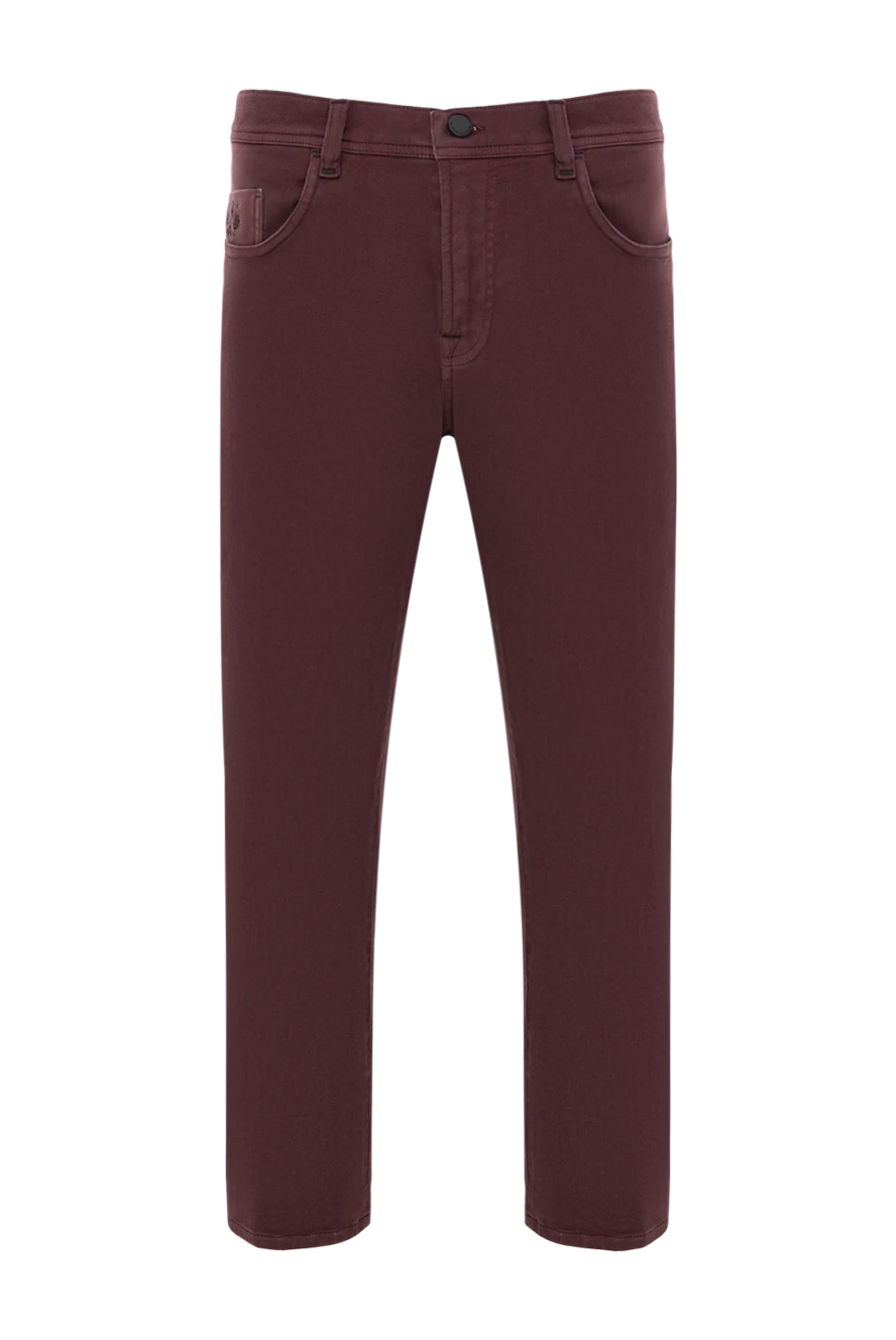 Scissor Scriptor wine-colored men's jeans with branded fittings
189740 - photo 1