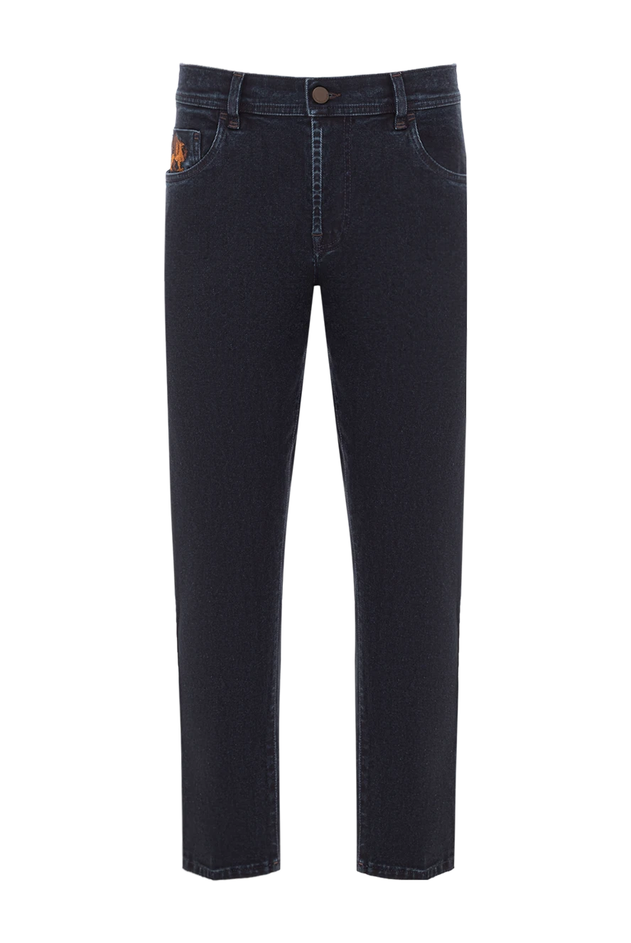 Scissor Scriptor classic jeans in dark indigo with embroidered crest
189744 - photo 1