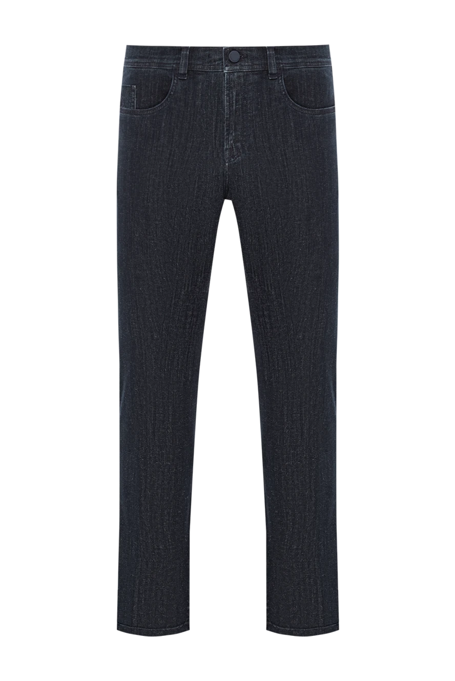 Scissor Scriptor deep dark blue jeans made from quality denim without contrast or decoration 189757 - photo 1