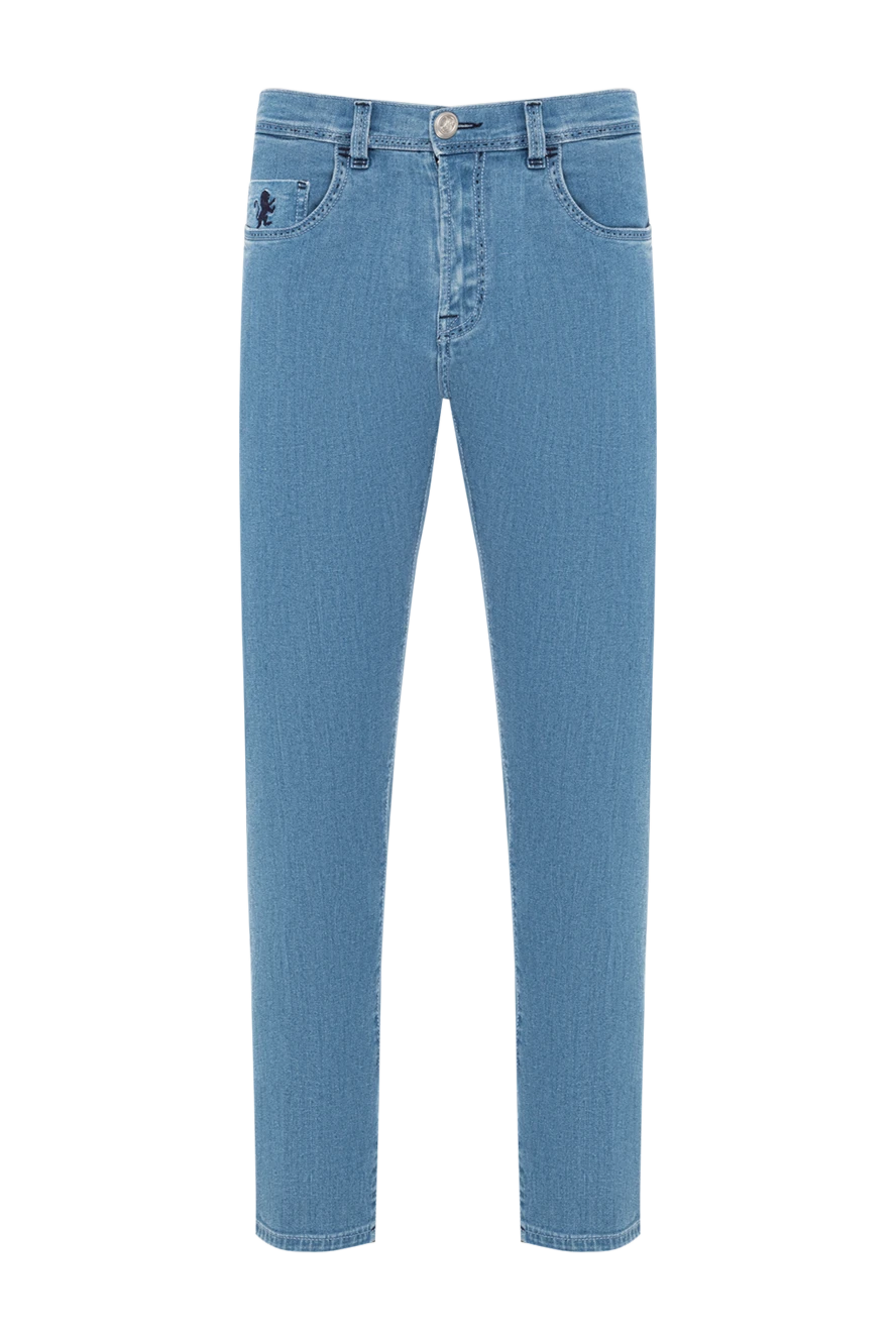 Scissor Scriptor светло-голубые джинсы с вышивкой на кармане и эмблемой
189775 - фото 1