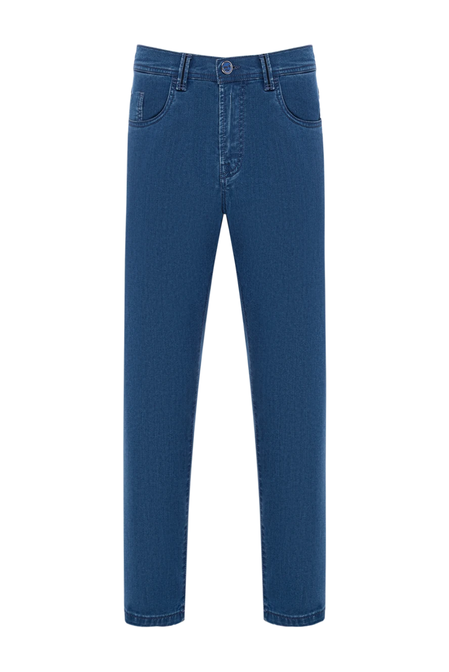 Scissor Scriptor джинсы насыщенного синего цвета с брендированной пуговицей
189777 - фото 1