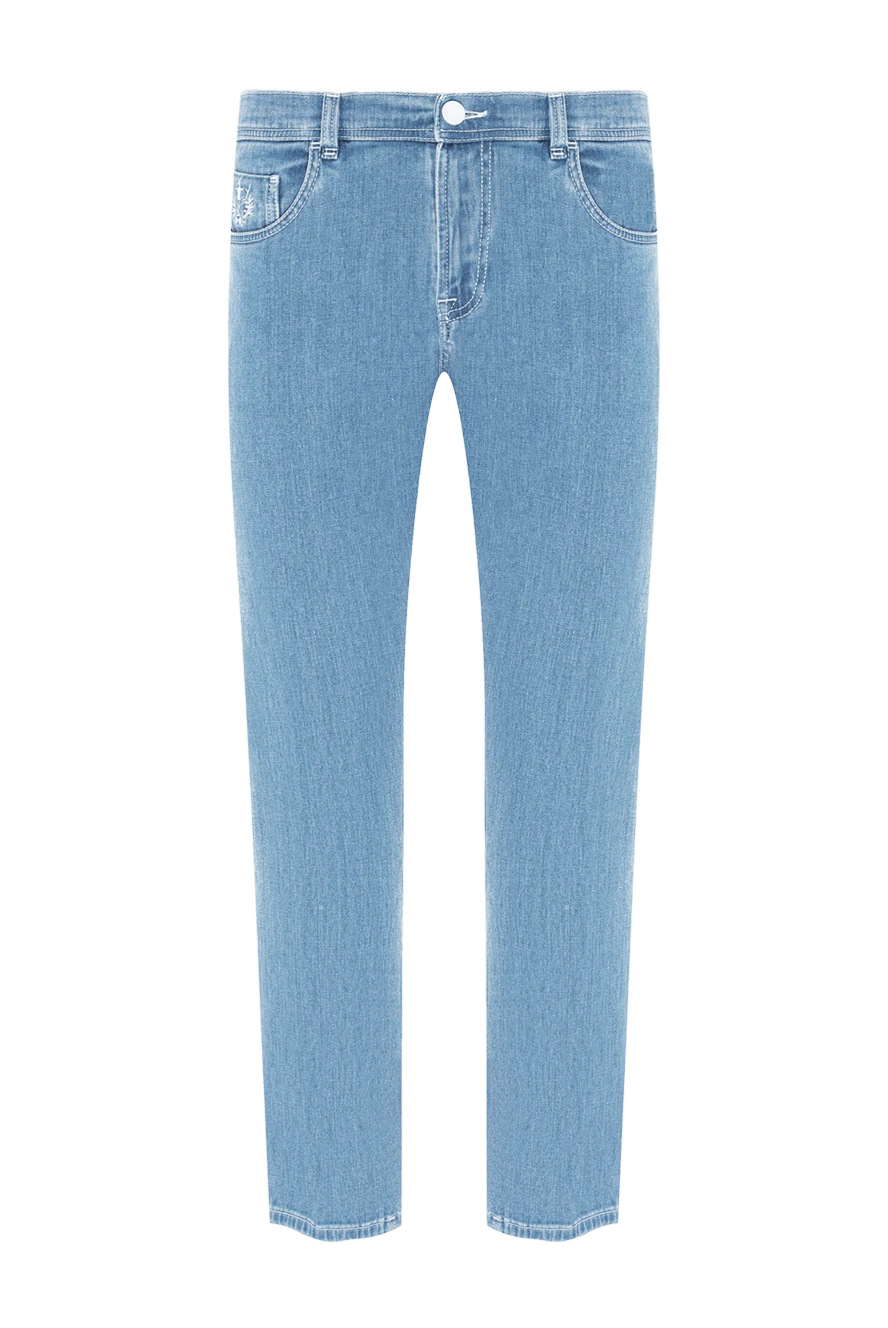 Scissor Scriptor stone washed light blue cotton jeans
189793 - photo 1