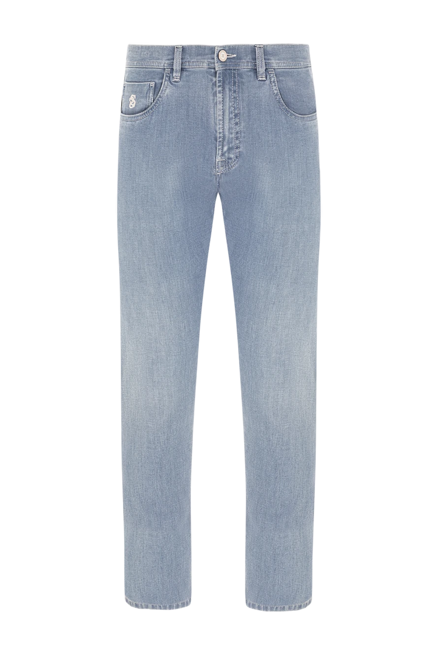 Scissor Scriptor светло-синие джинсы с вышивкой логотипа на кармане
189821 - фото 1