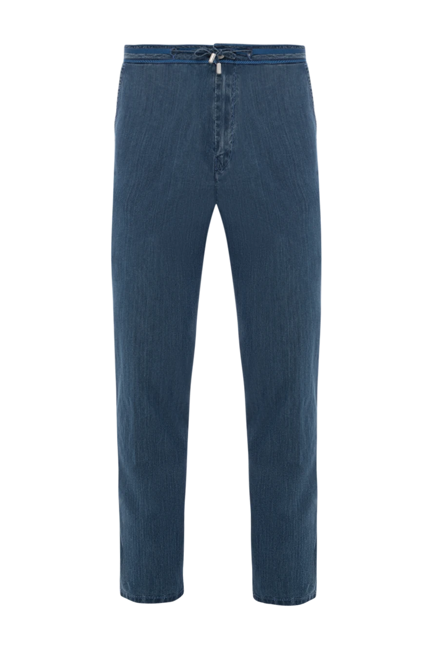 Scissor Scriptor көк түсті ерлерге арналған белі тартылған кең шалбар
189837 - фото 1