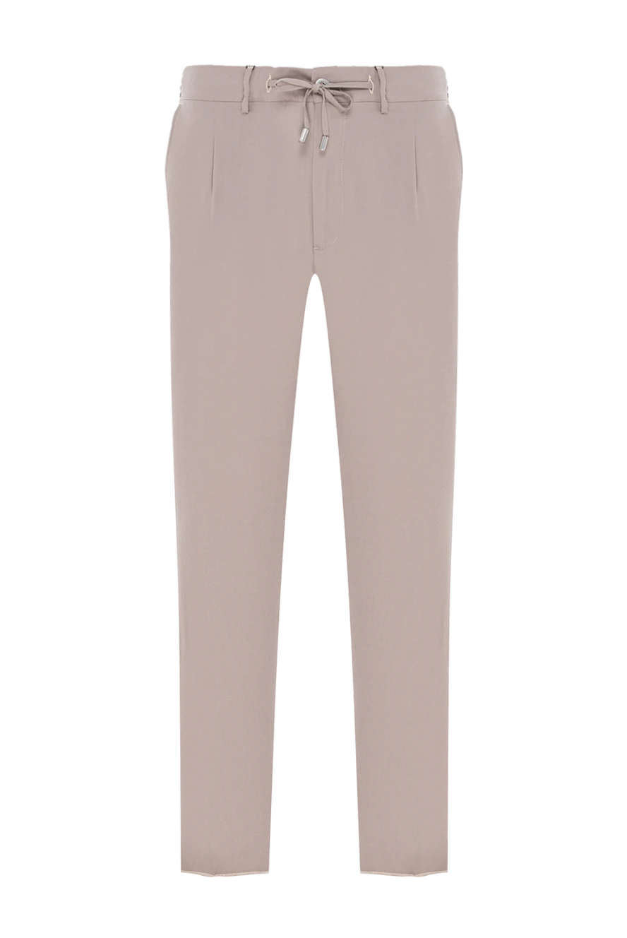 Scissor Scriptor plinio cashmere and silk trousers in beige with drawstring waist
189867 - photo 1