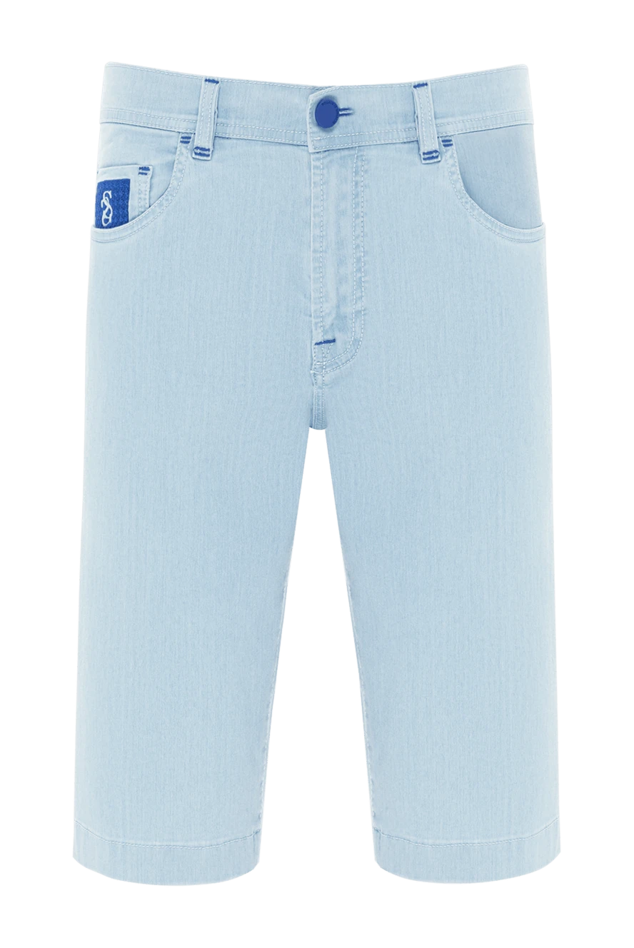 Scissor Scriptor контрасты кестелері бар және көк түстес көк түсті джинсы шорт
189870 - фото 1