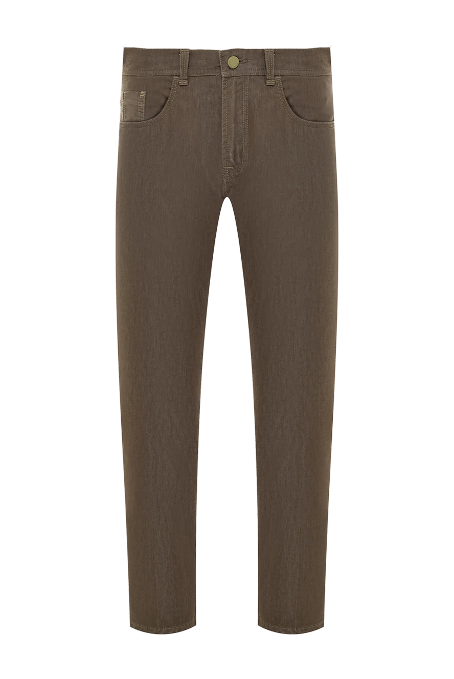 Scissor Scriptor джинсы с грубой отделкой и объемными задними карманами в оттенке мокко 189884 - фото 1