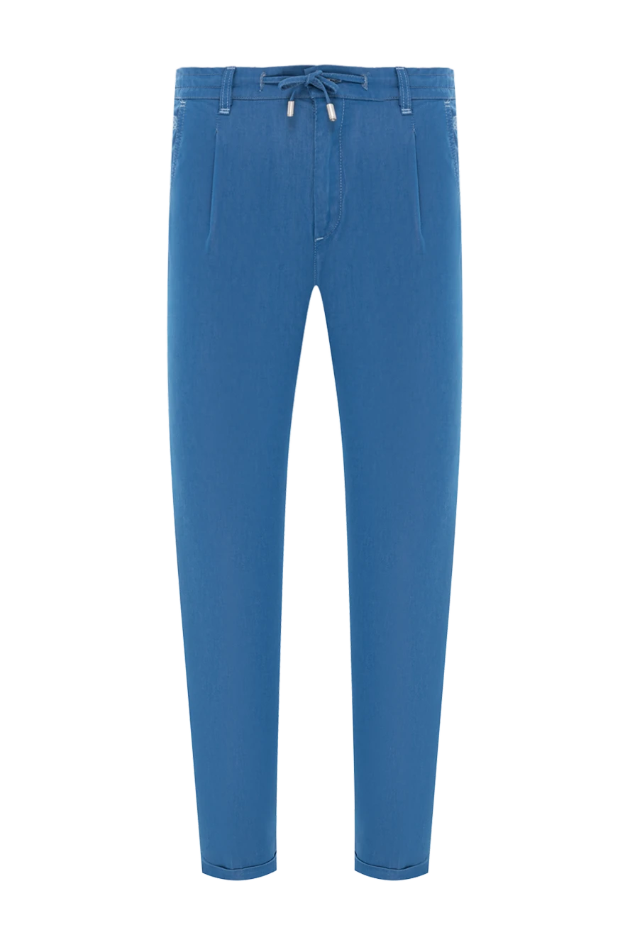 Scissor Scriptor ыңғайлы киюі және белдік белдігі бар тегіс көк джинсы
189885 - фото 1