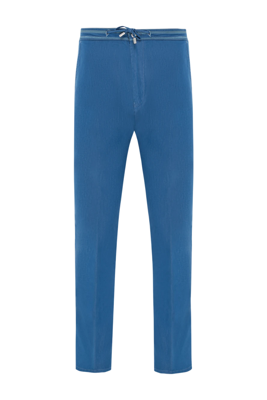 Scissor Scriptor men's trousers in deep blue with drawstring waist 189887 - photo 1