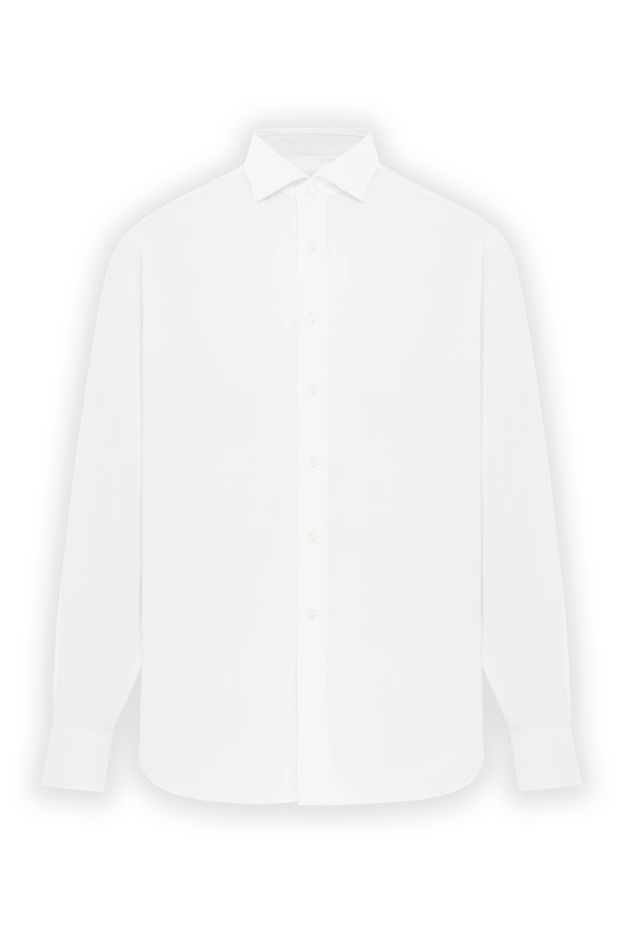 Alessandro Gherardi men's white cotton shirt with button placket
189919 - photo 1