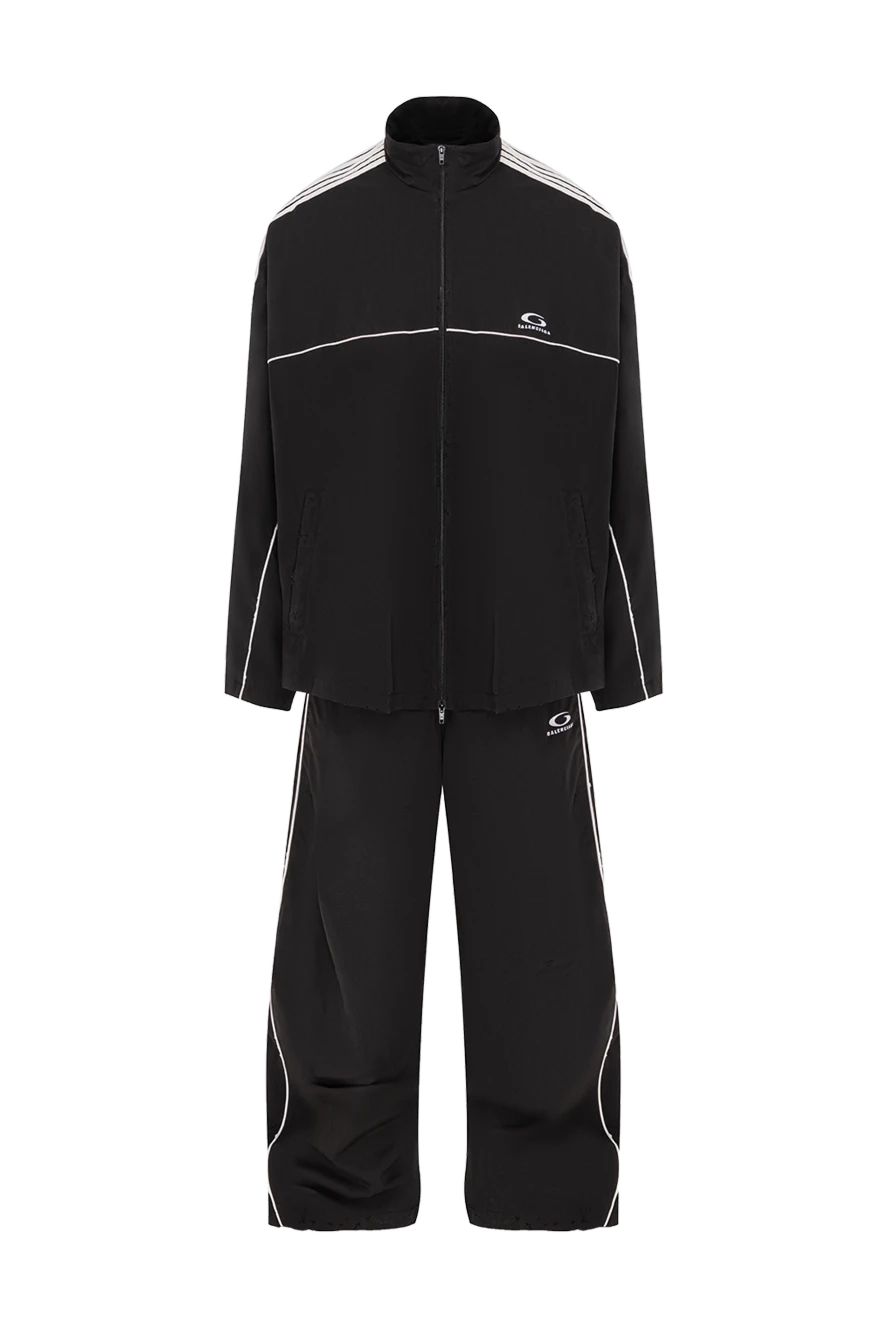 Balenciaga спортивный костюм чёрного цвета с белым кантом
189933 - фото 1