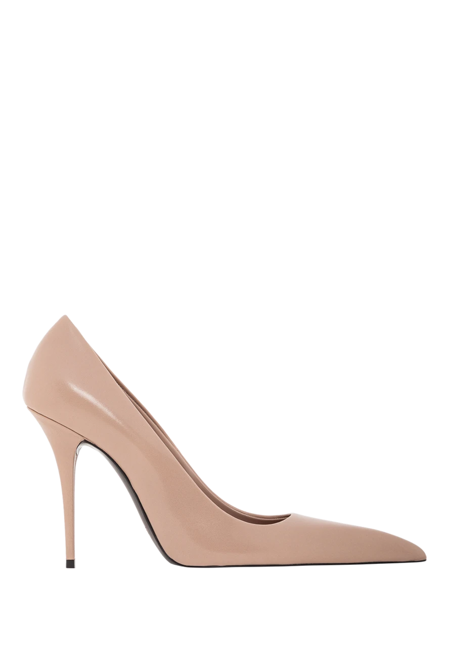 Elysee Women's Stiletto Heels in Beige Smooth Leather