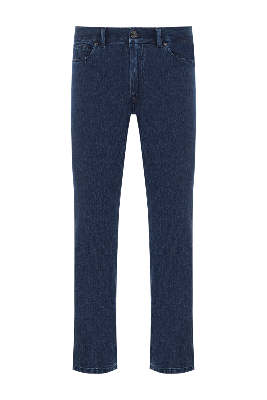 Brioni blue cotton jeans with a slight fade effect 189980 - photo 1