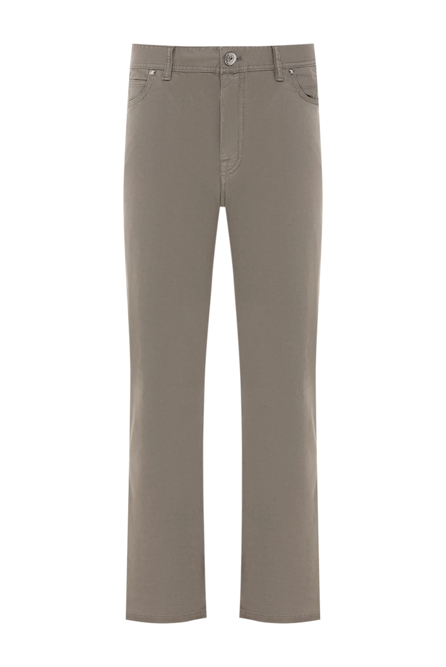 Brioni meribel jeans made of organic stretch cotton in beige 189991 - photo 1