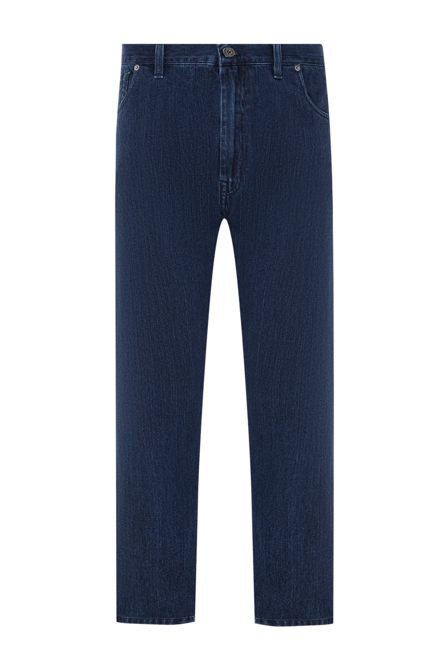 Brioni минималды әрлеуі бар бай индиго мақта джинсы
189993 - фото 1