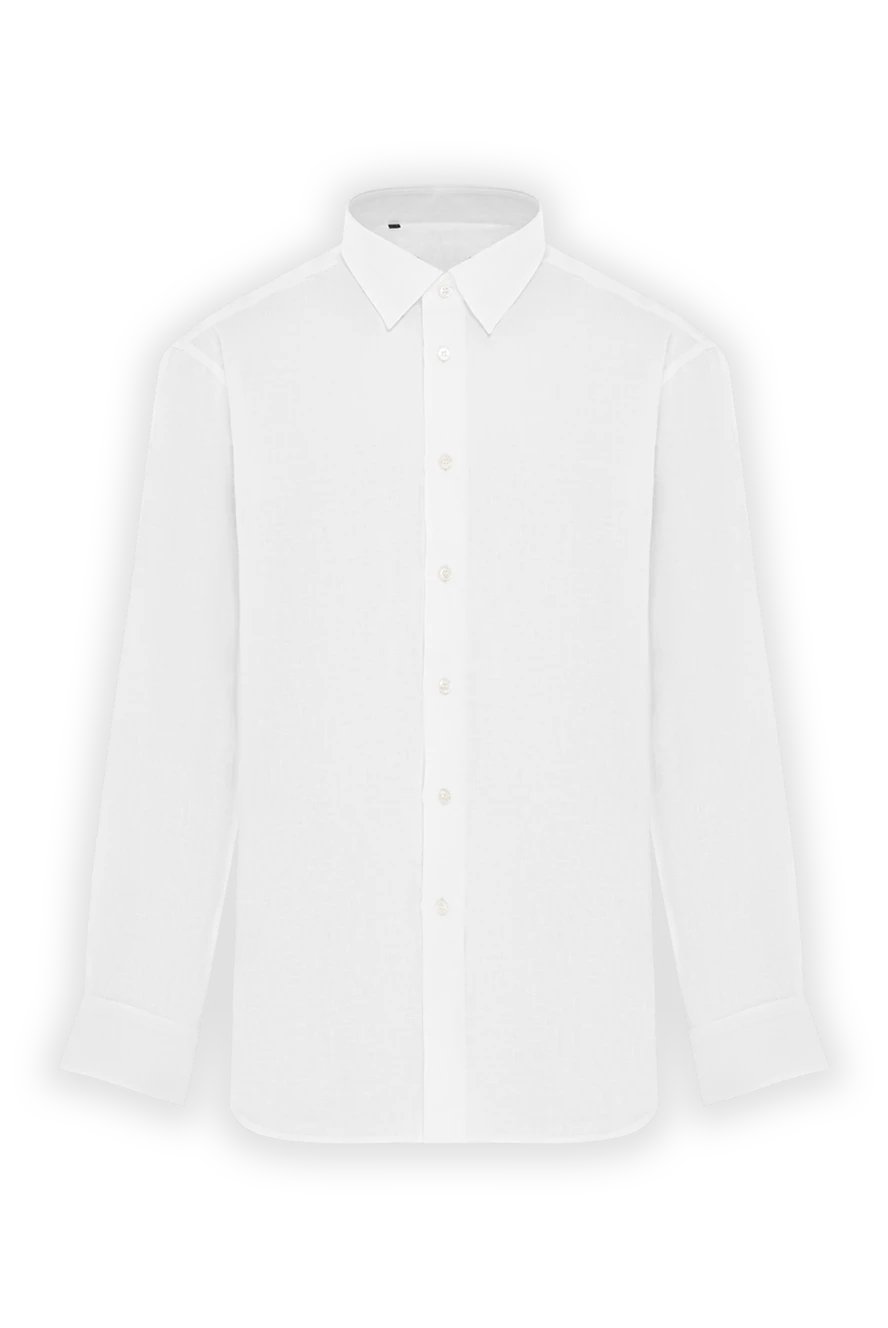 Brioni shirt made of natural linen in white 190011 - photo 1