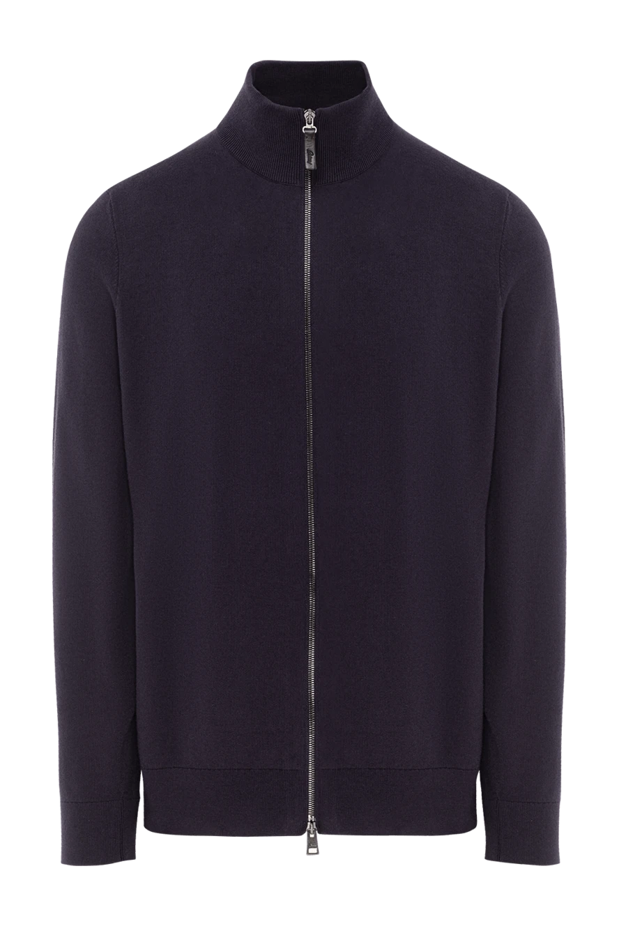 Brioni кардиган с высоким воротом из хлопковой пряжи с добавлением кашемира 190065 - фото 1