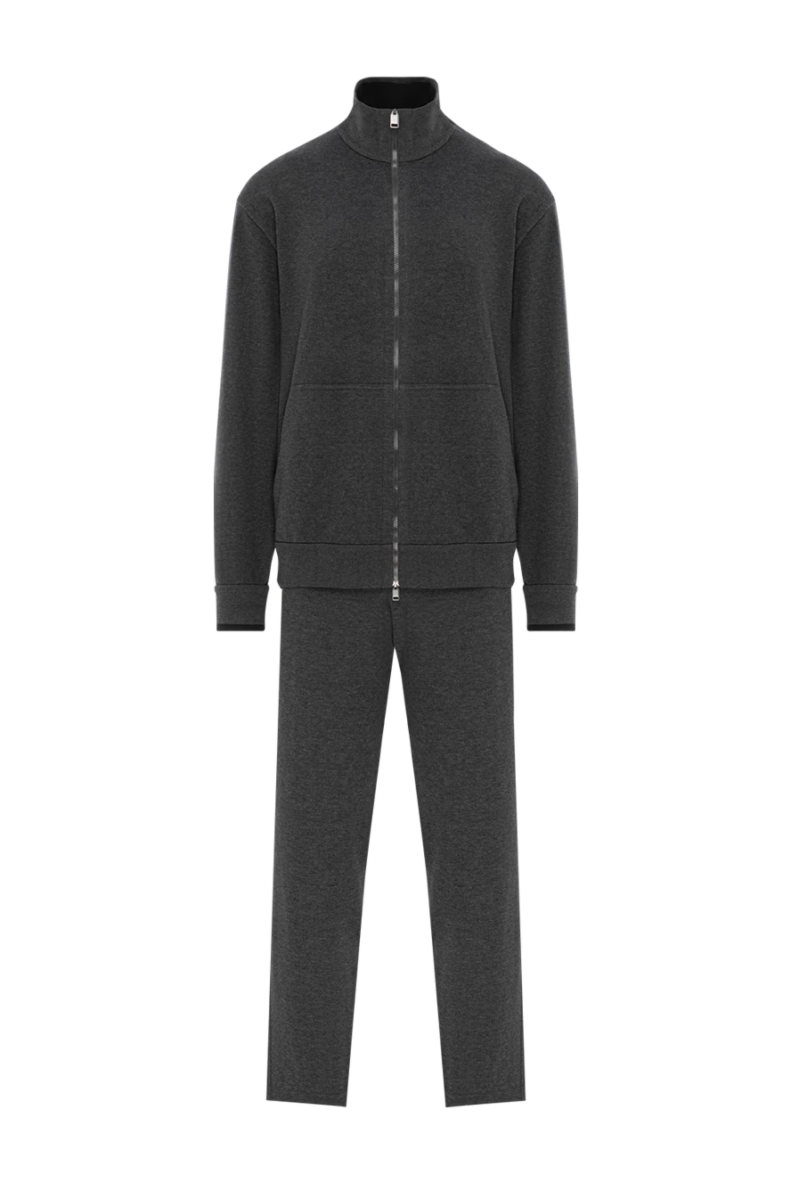 Brioni уютный спортивный костюм с эластичными манжетами и гладкой фактурой 190069 - фото 1