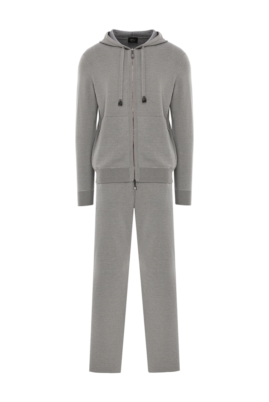 Brioni set with trousers and a hoodie made of thin jersey in a light gray tone
190070 - photo 1