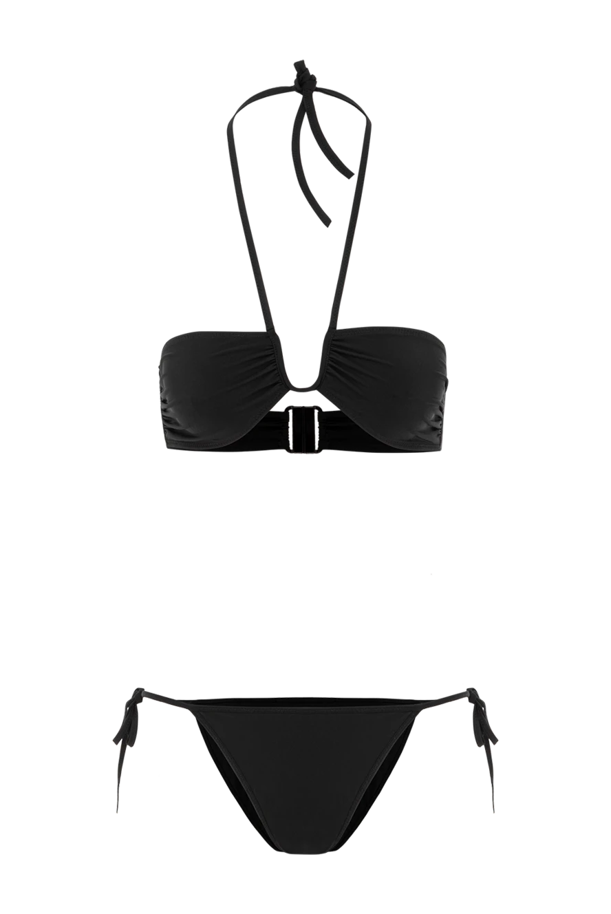 Alex Riviere черный раздельный купальник victoria в стиле бандо с v-образным вырезом 190174 - фото 1