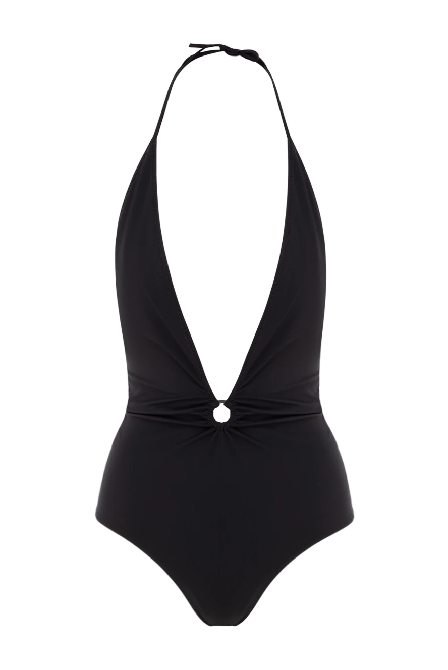 Alex Riviere элегантный цельный купальник с v-образным вырезом и отделкой в виде кольца спереди
190175 - фото 1