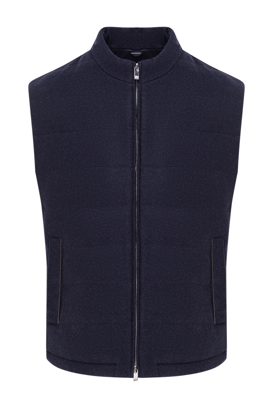 Tombolini оқшауланған жүннен жасалған ерлер кеудеше, қою көк 190185 - фото 1