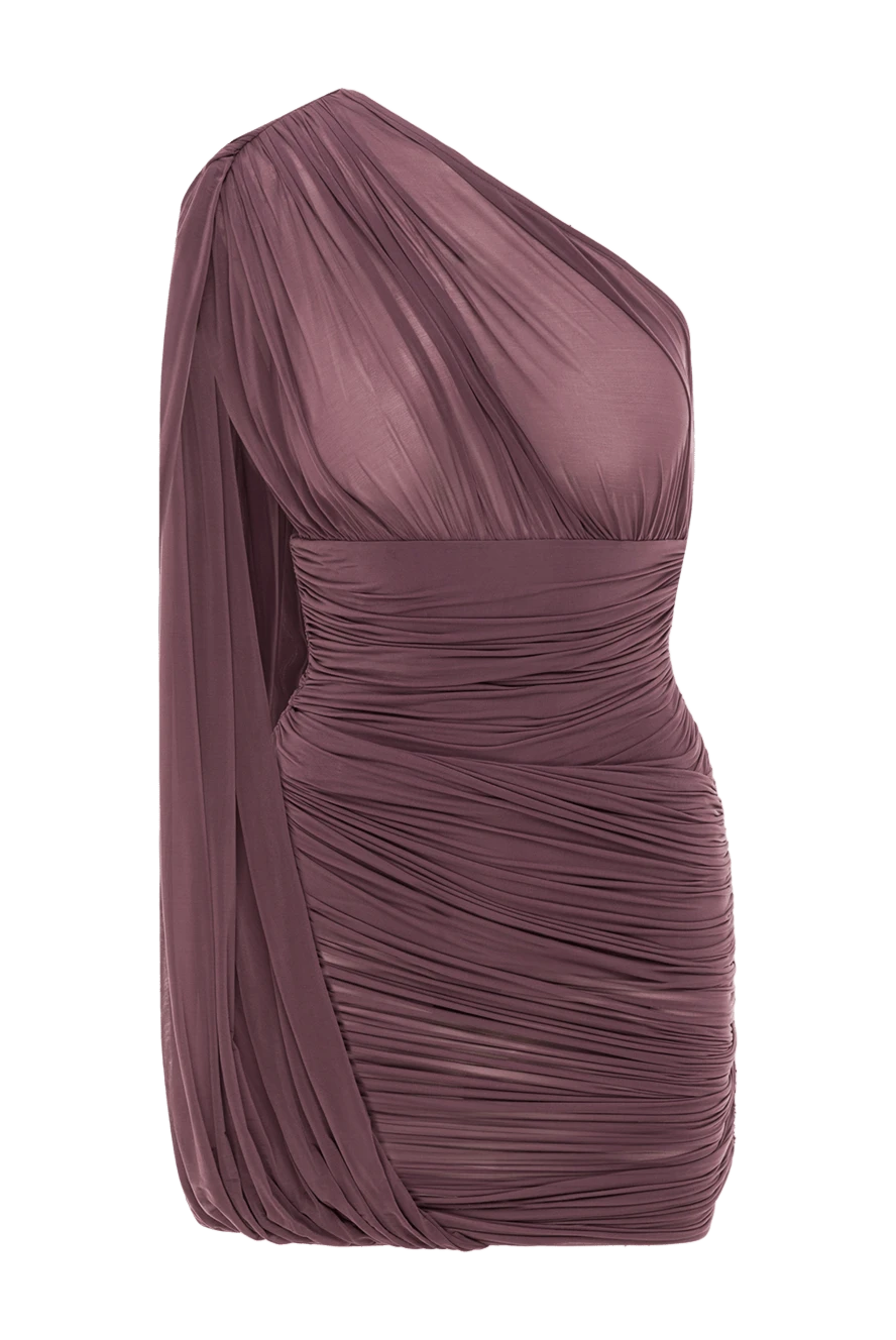 Magda Butrym прозрачное платье миди с заниженной талией в бордовом цвете
190248 - фото 1