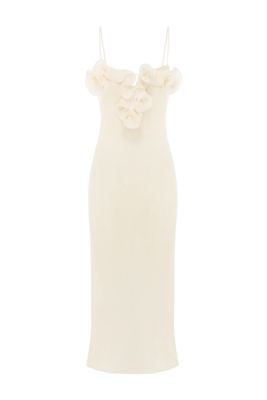 Magda Butrym кремді жағажайға арналған жеңсіз көйлек 190249 - фото 1