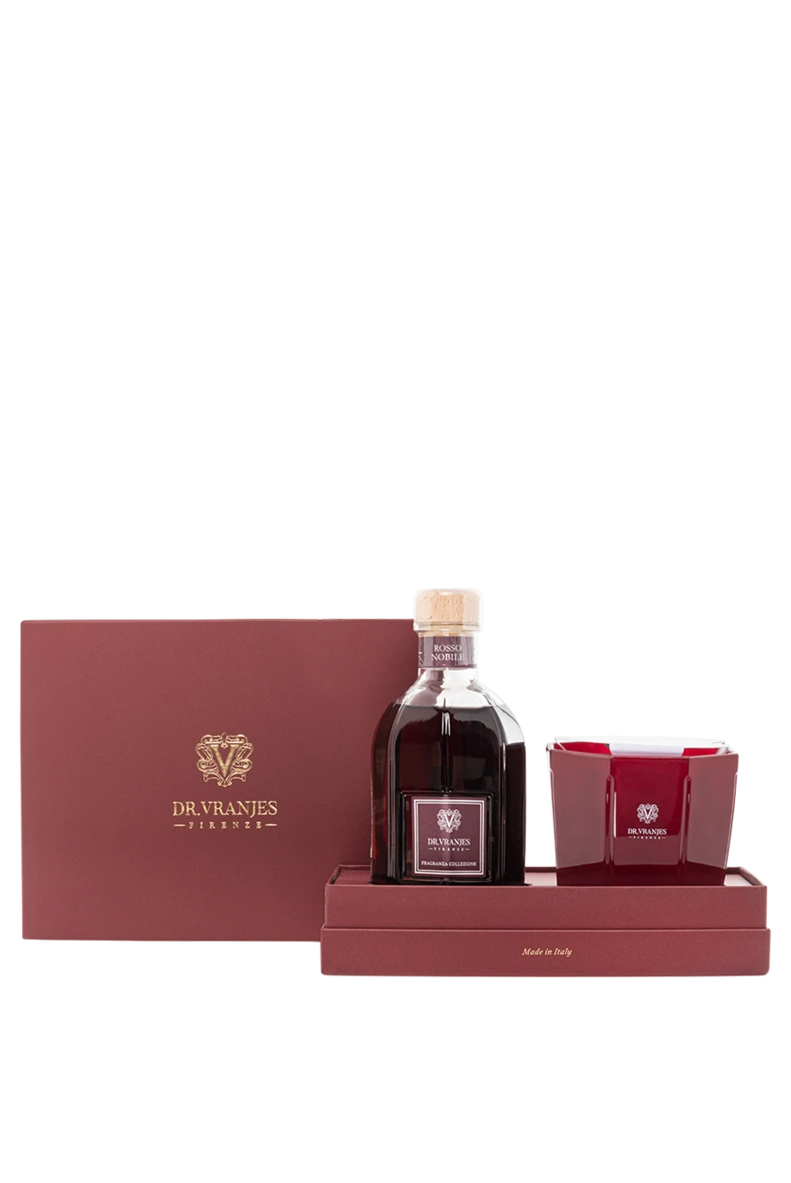 Dr. Vranjes аромат для дома в подарочной коробке диффузор rosso nobile 500 мл со свечой m 190264 - фото 1
