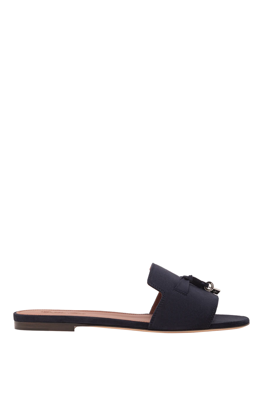 Loro Piana summer charms көк әйелдер күдері сандалдар 190328 - фото 1