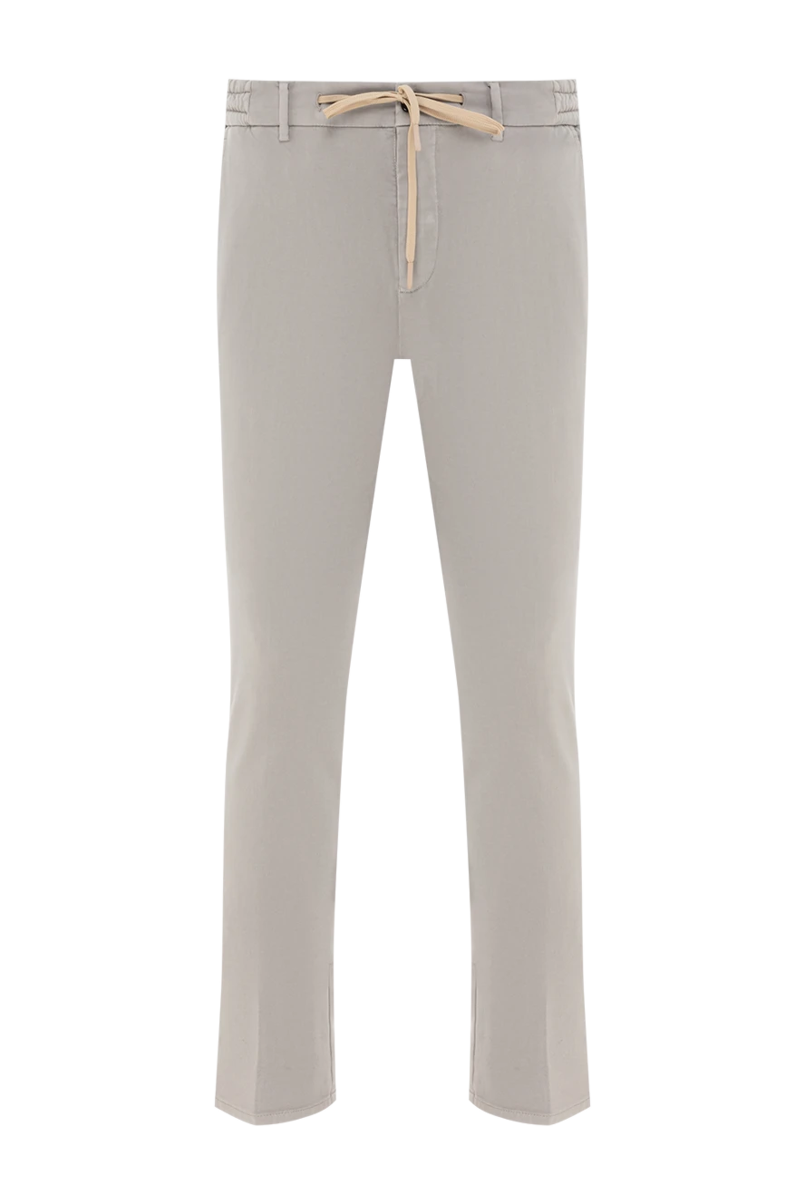 Berwich әмбебап стильдегі ерлер сұр шалбары белбеуі бар 190385 - фото 1