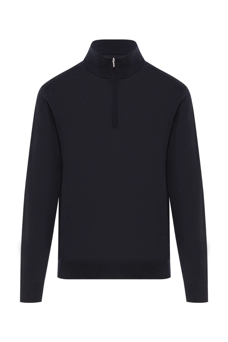 Cesare di Napoli men's navy wool trouser with stand-up collar
190444 - photo 1