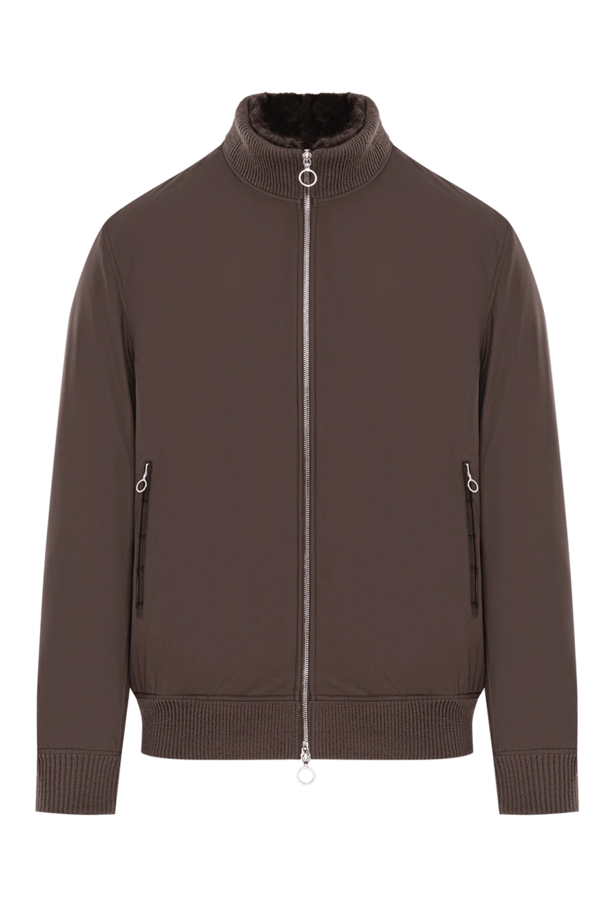 Seraphin куртка на молнии с меховой подкладкой и деталями из кожи крокодила
190476 - фото 1