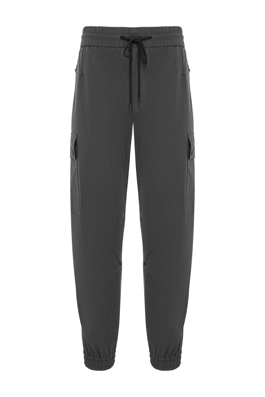 Dolce & Gabbana жамау қалталы, белдік белдігі бар сұр түсті ерлерге арналған жүк шалбары
190666 - фото 1