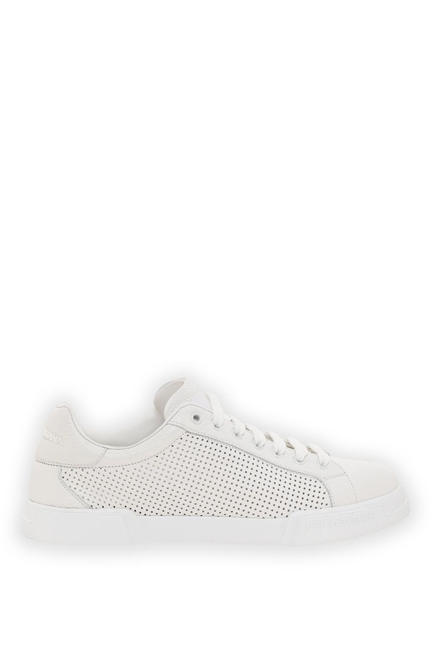 Dolce & Gabbana сникеры portofino light strobel из телячьей кожи белые мужские
190668 - фото 1