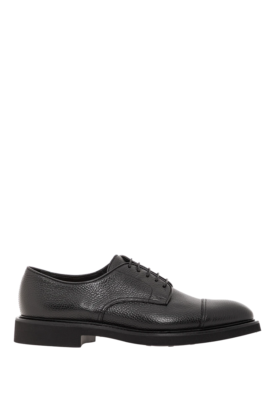 Doucal`s классические дерби из зернистой кожи с глянцевым носком 190894 - фото 1