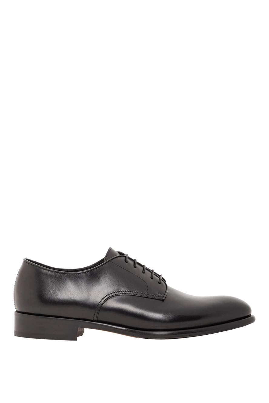 Doucal`s оксфорды деловые черные с глянцевым блеском 190896 - фото 1