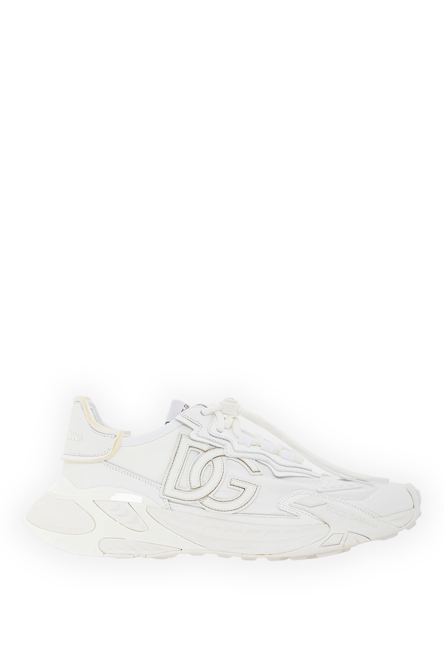 Dolce & Gabbana dynamic day ақ вискоза матадан жасалған жылдам кроссовкалар 191111 - фото 1