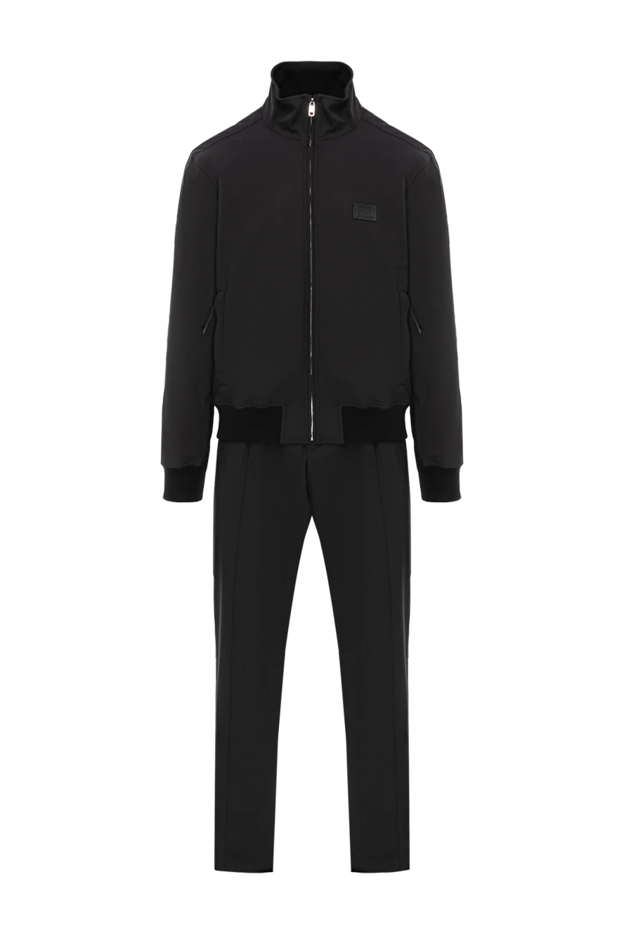 Dolce & Gabbana прогулочный костюм из шерстяного полотна мужской черный 191117 - фото 1
