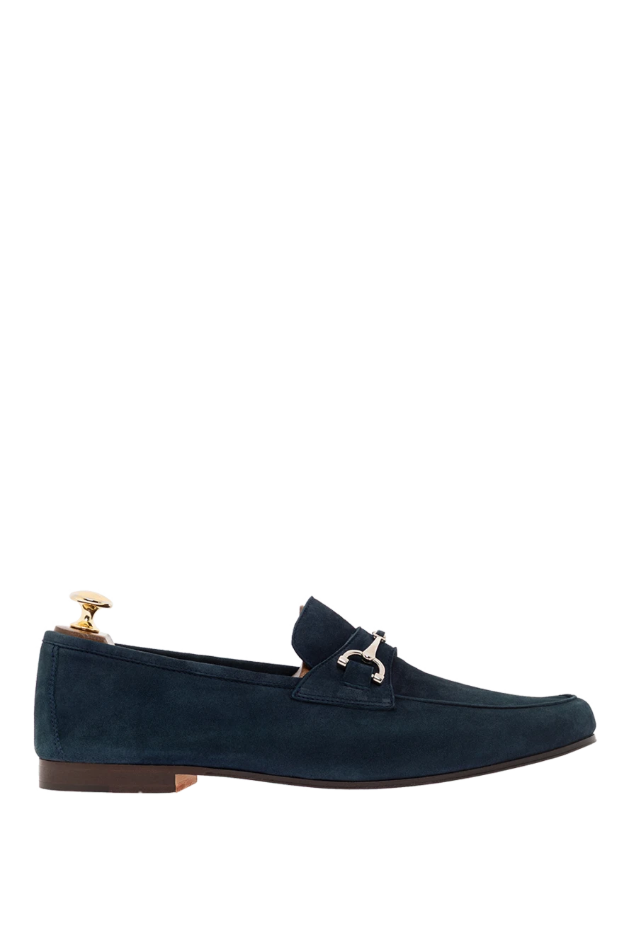 Andrea Ventura жылтыратылған күміс ілгегі бар көк күдері лоферлер
191258 - фото 1