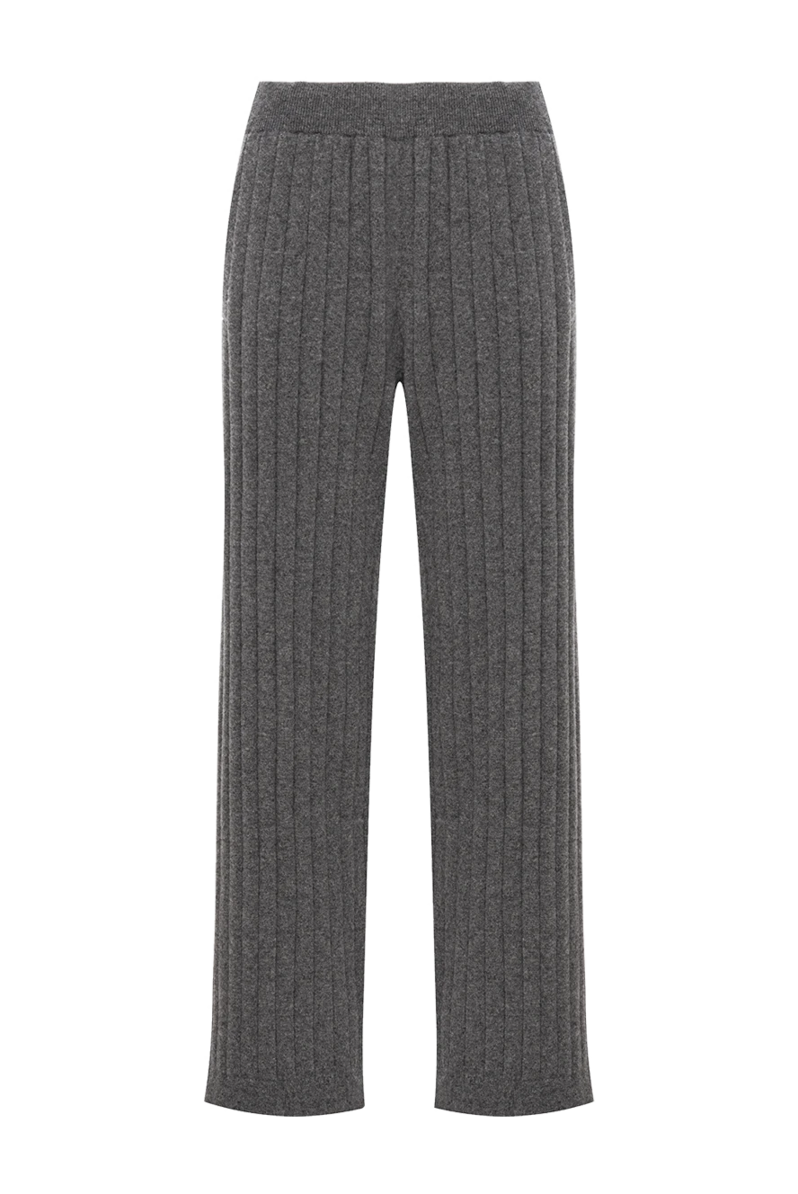 Brunello Cucinelli қабырғалы текстурасы бар, белі жұмсақ сұр түсті кашемир шалбар
191347 - фото 1