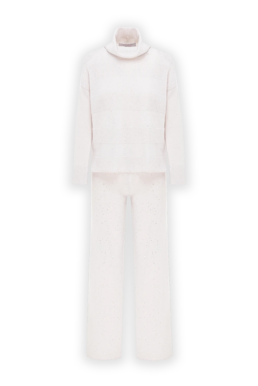 D.Exterior теплый кашемирово шерстяной прогулочный костюм с акцентом на текстуру 191393 - фото 1